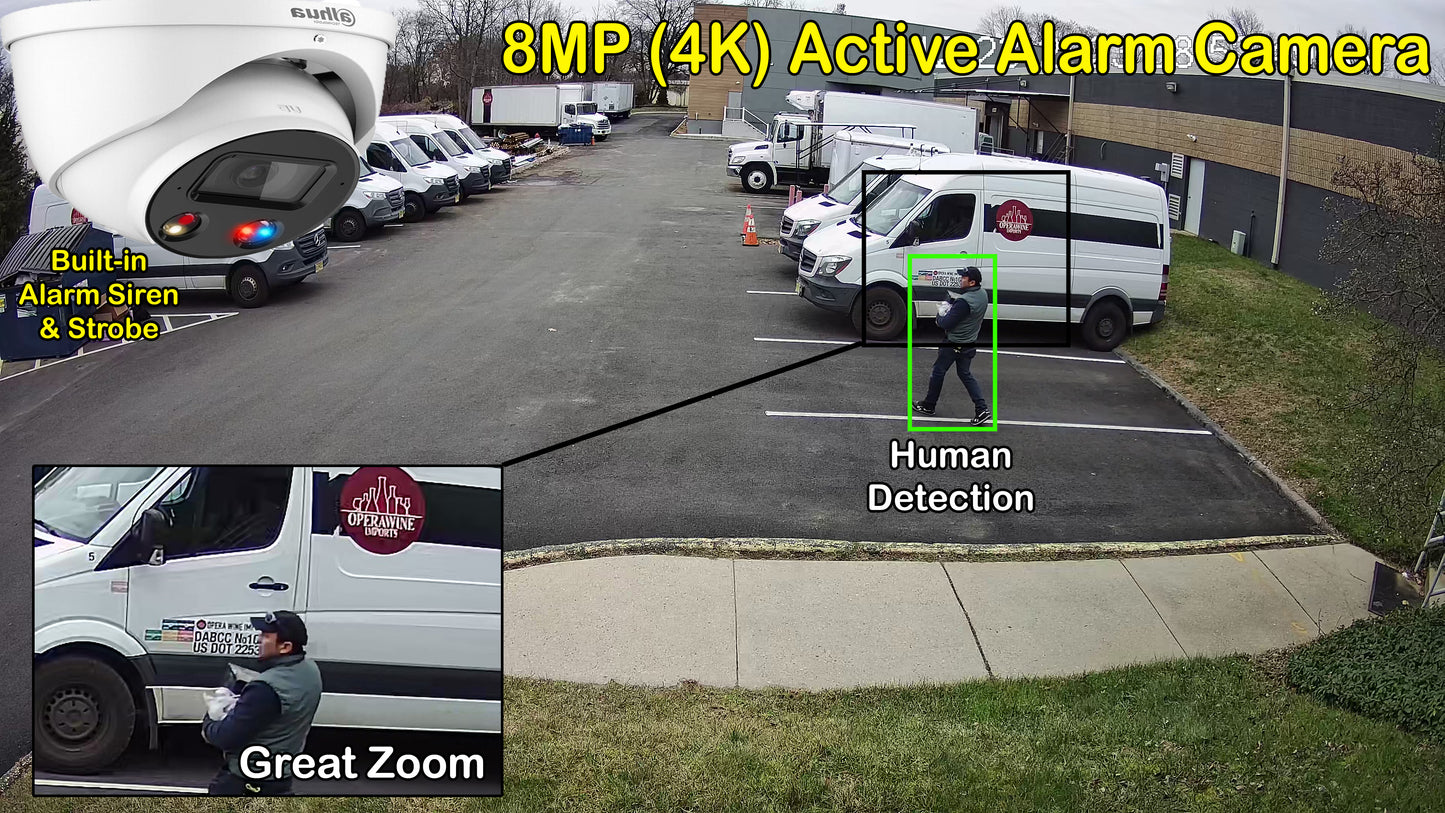 8MP Alarm Camera Deal (4 Cameras)