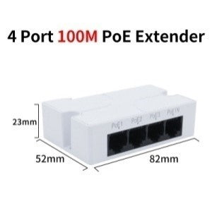 POE EXTENDER Indoor (1 in 2 out)