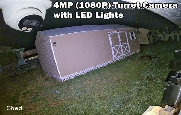 4MP Turret LED IP Camera
