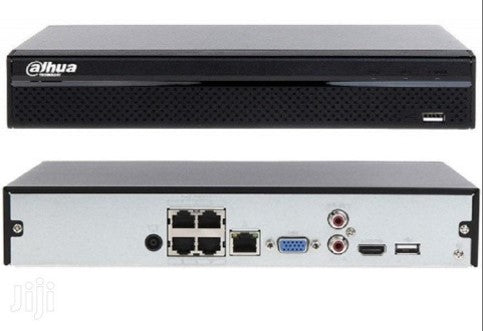 4ch Dahua NVR with 4 POE