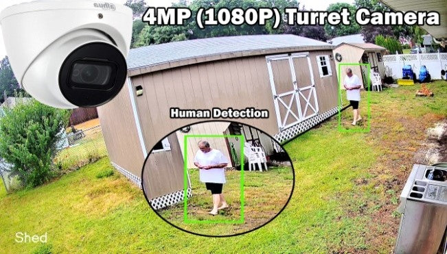 4MP Turret IP Camera (B/W Night Vision)