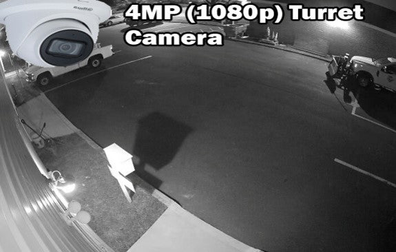 4MP Turret IP Camera (B/W Night Vision)