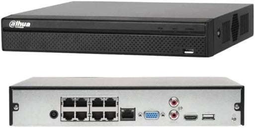 8ch Dahua NVR with 8 POE