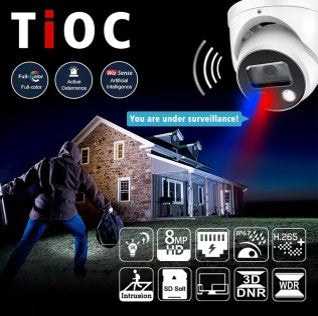 8MP (4k) Turret IP Alarm Camera